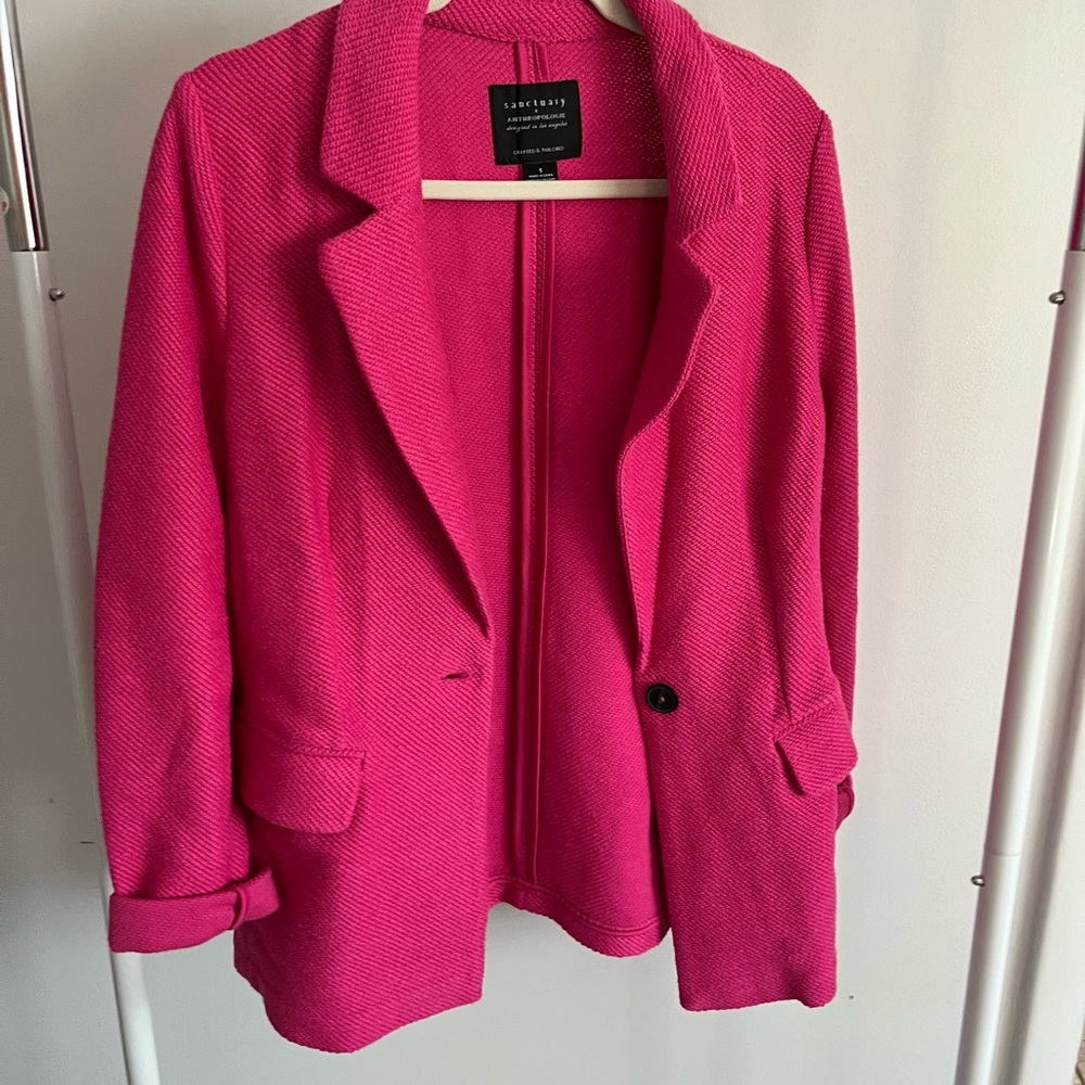 Sanctuary by Anthropologie pink blazer